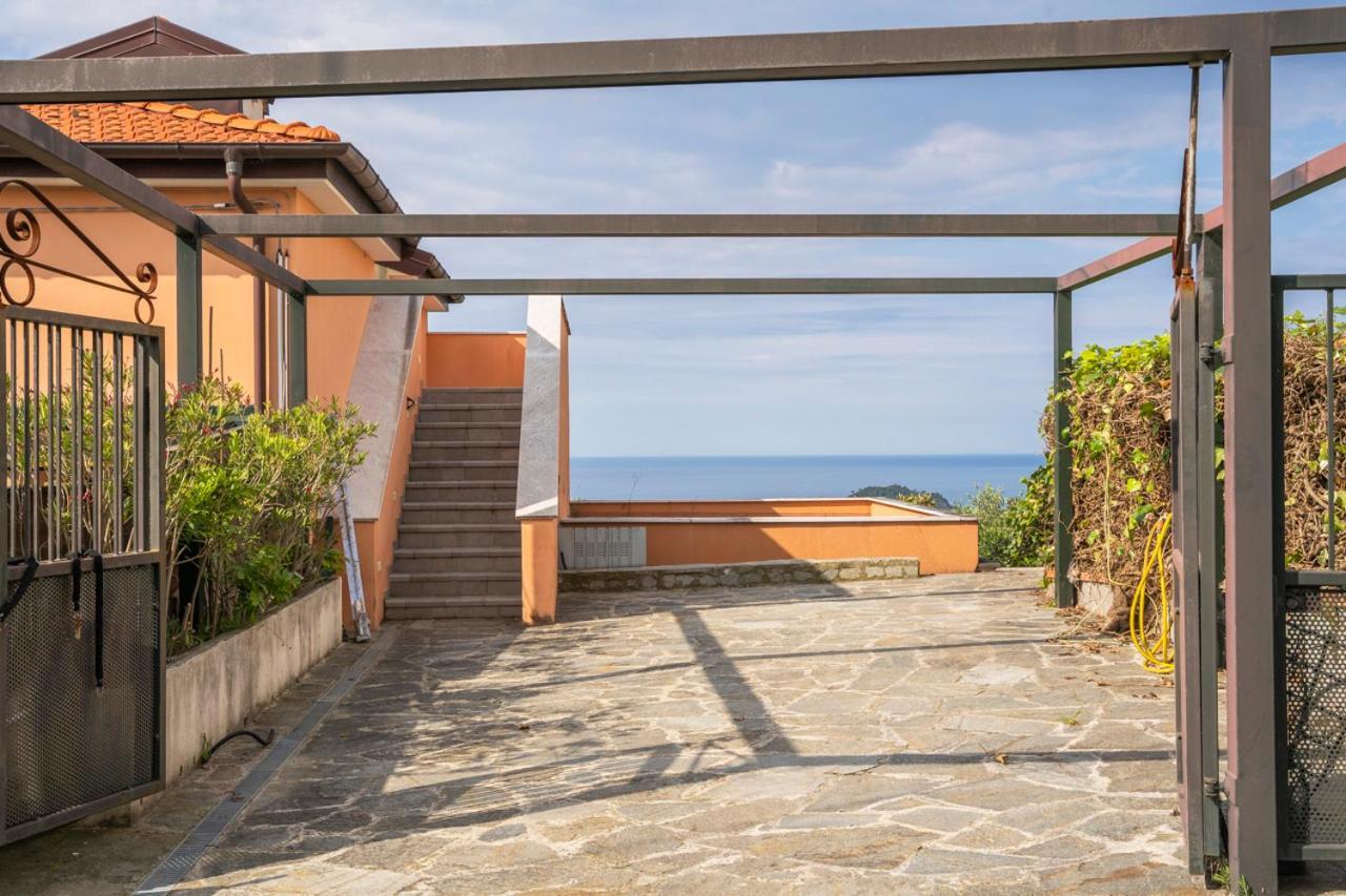 Ferienwohnung 016 - Casa Tranquilla Vista Mare, Pace E Natura - 10 Minuti Dalla Spiaggia Sestri Levante Exterior foto